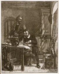 Tyndale übersetzt die Bibel, Illustration aus 